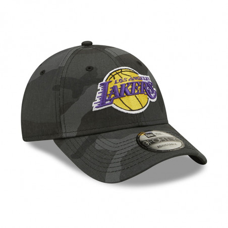 New Era 9FORTY LA Lakers NBA Midnight Camo Strapback