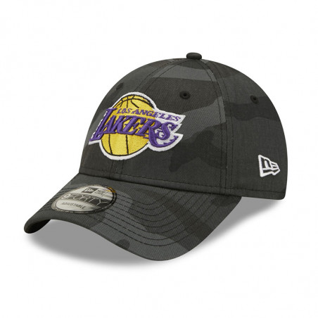 New Era 9FORTY LA Lakers NBA Midnight Camo Strapback 60240494