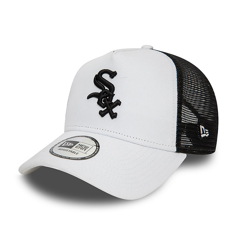 New Era Chicago White Sox League Essential White Trucker Cap