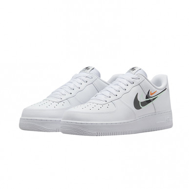 Nike Air Force 1 Low Multi Swoosh White Blackfn7807-100Super Sport Tunisie