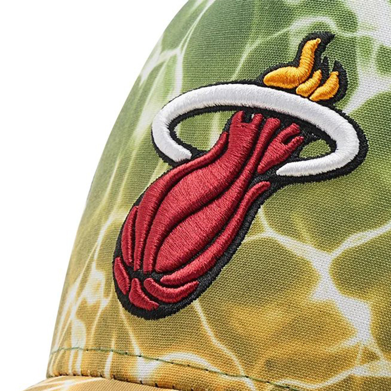 Casquette New Era Miami Heat Summer City A-Frame Trucker – Logo 3D Brodé
