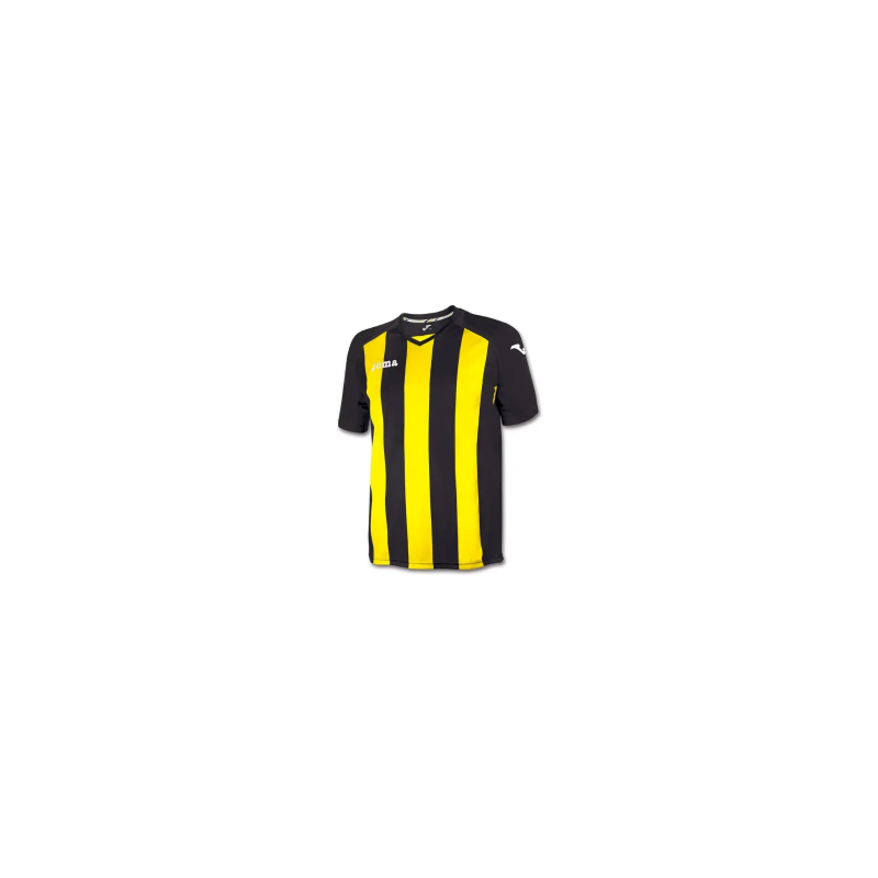 T-shirt Pisa 12 black-yellow Striped Joma